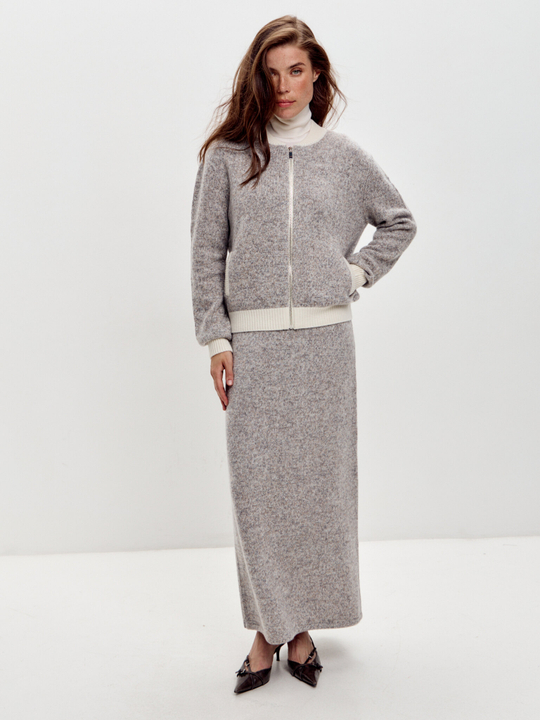 Кашемировый бомбер