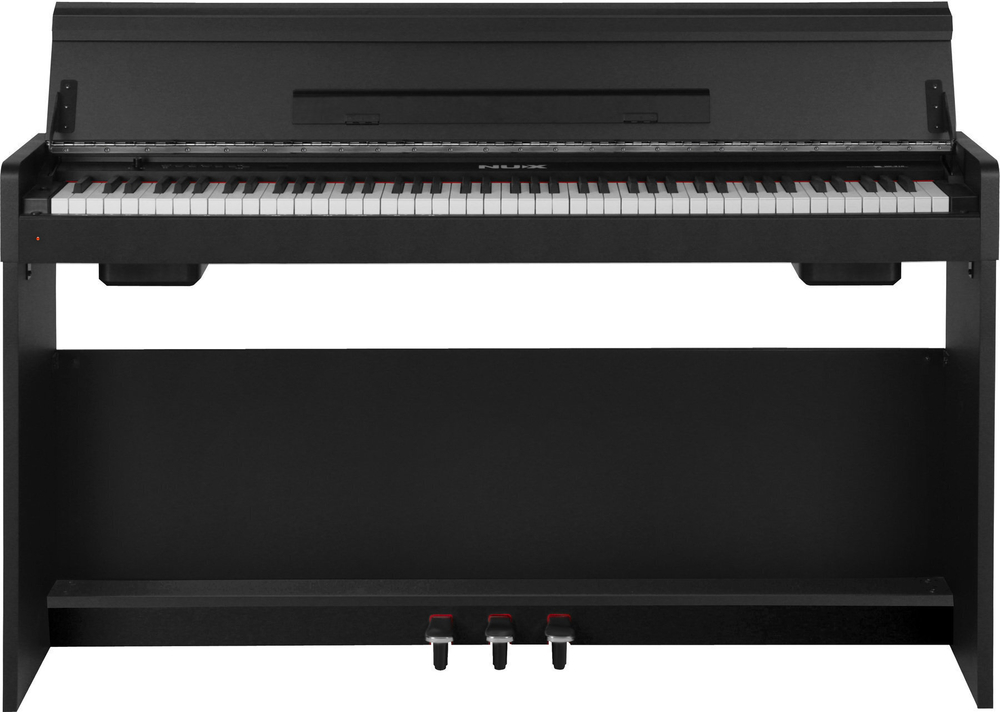 WK-310-Black Цифровое пианино на стойке с педалями, черное, Nux