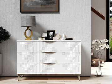 Комодино ПМ-390.11 Комод Белый софт , Белый Жемчуг