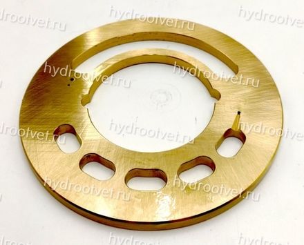A10VNO85 VALVE PLATE R all bronze - Распределитель правый d52 d107 h5,4 мм полностью из бронзы для насоса Bosch Rexroth A10VNO85 53 серии