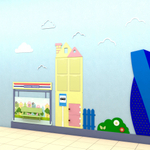 Декоративно-развивающая панель Остановка