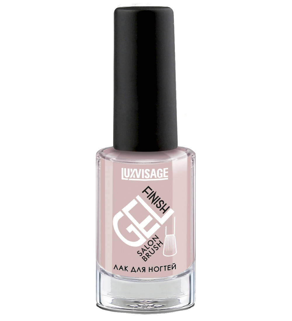 LuxVisage ЛАК для ногтей GEL finish тон 17 СВЕТЛЫЙ БЕЖЕВЫЙ НЮД 9мл