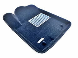 Коврики салона для NISSAN Patrol (2010-)/INFINITI QX 56/80 (2010-2015-) (3 ряд) Euromat 3D Business черные. Арт. EMC3D-002813