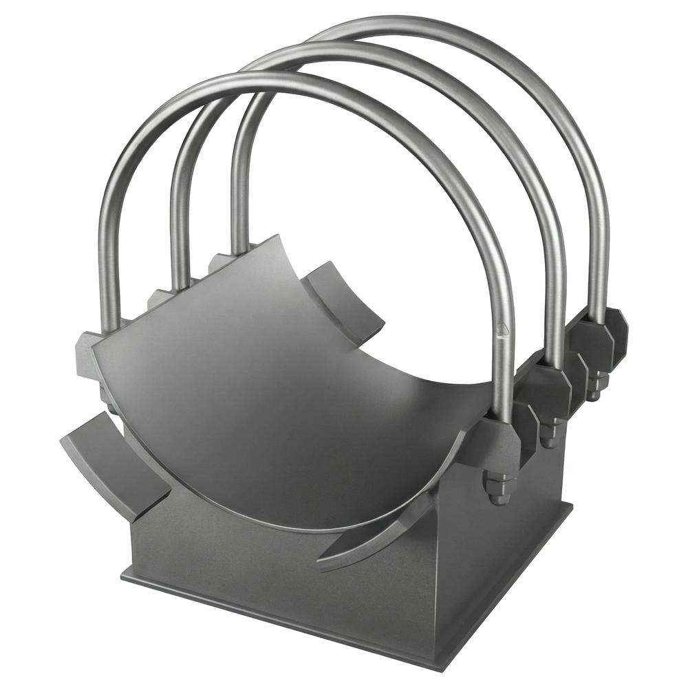 Опора неподвижная хомутовая 400 мм 478К-40 ОСТ 34-10-618-93