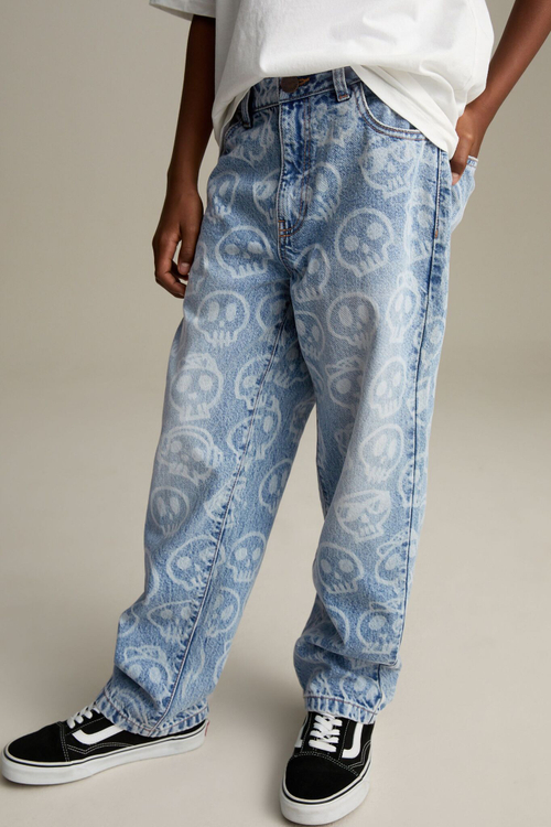 Джинсы для мальчика Next B36-686, Голубой