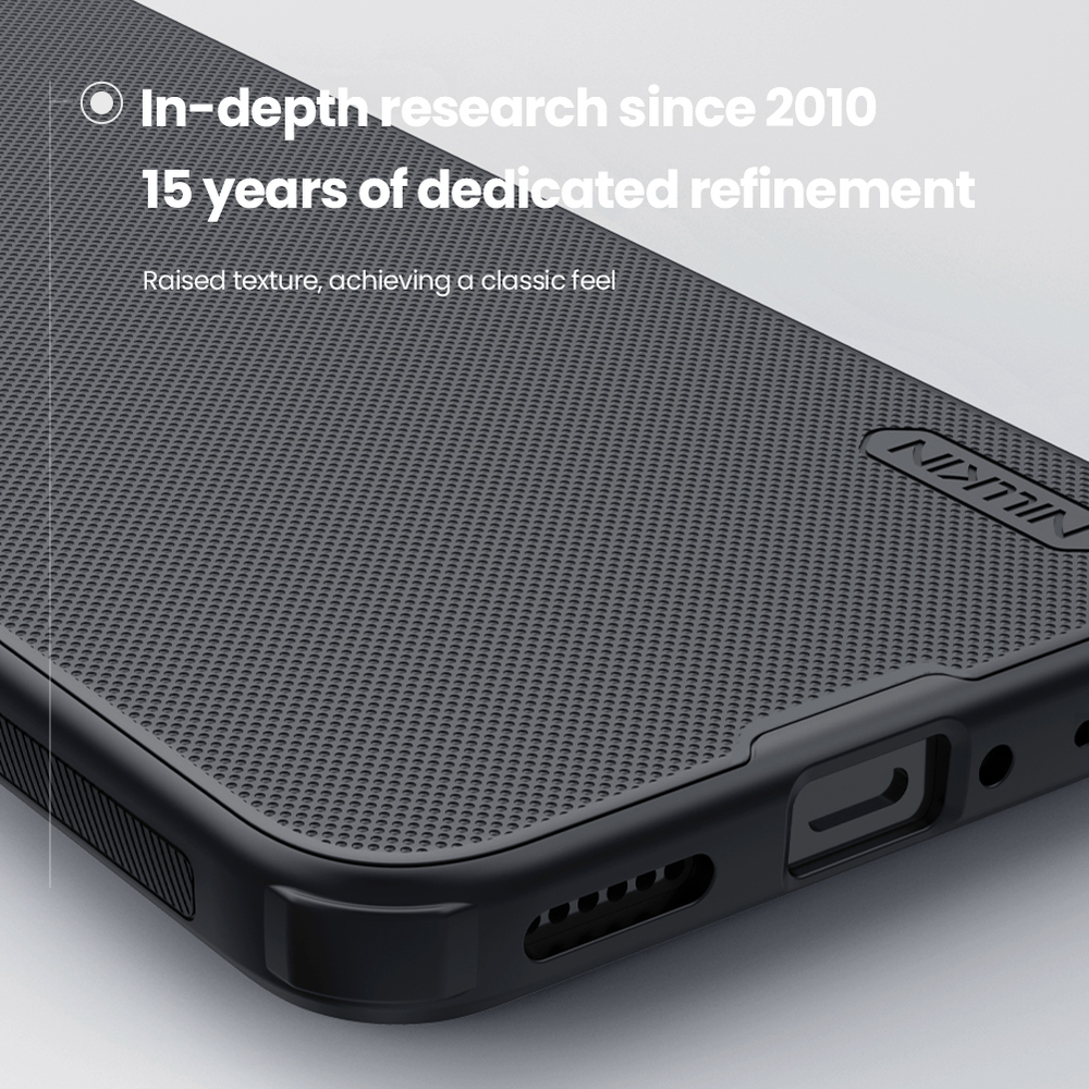 Чехол усиленный от Nillkin c встроенным магнитом для Xiaomi Poco F7, серия Super Frosted Shield Pro Magnetic Case