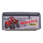 Пенал мягкий 2 отделения "Джип" голубой