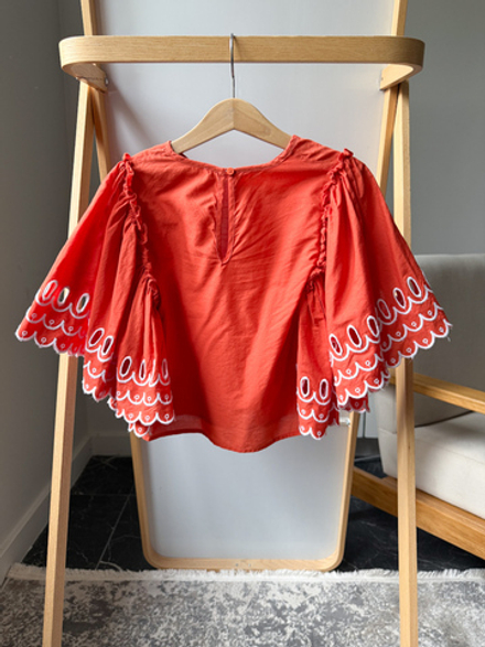 Хлопковая блузка Stella McCartney, 128