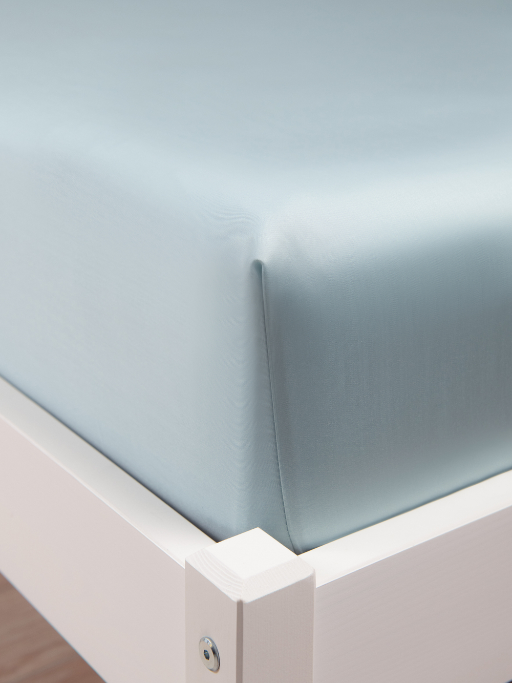 PLACIDITY Простыня натяжная сатин бирюзовый