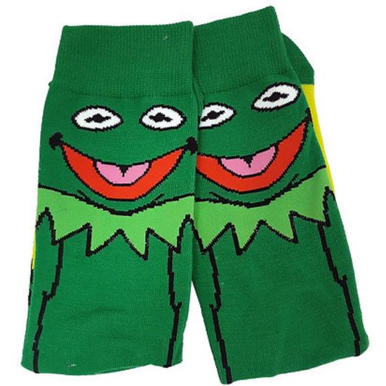 Носки "Лягушонок Кермит", р-р 40-44 (темно-зеленый)