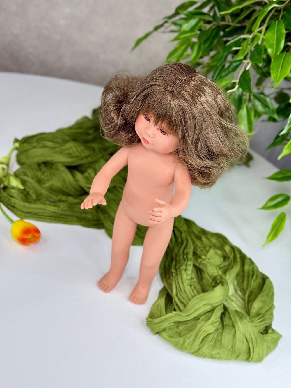 Кукла для девочки виниловая 34см Хави без одежды (022360W)