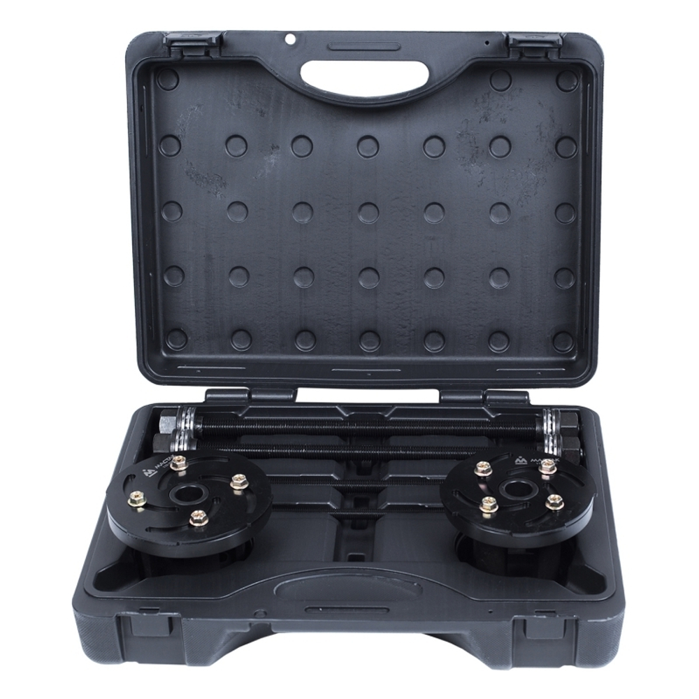 МАСТАК (110-20006C) Набор оправок для монтажа и демонтажа сайлентблоков, 34-82 мм, кейс, 6 предметов