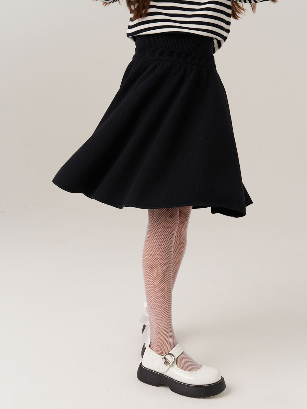 Юбка для девочки в школу AT814 черный