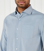Рубашка Wide Spread Oscar Jacobson - голубой(12487916)