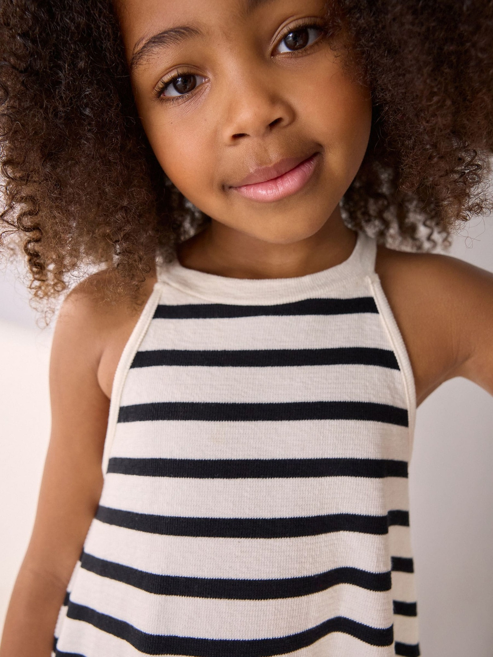 Комбинезон летний для девочки Next AG5-753, Черный, Белый