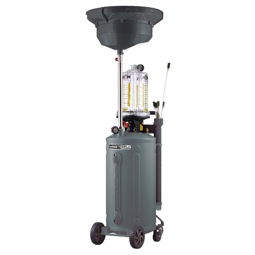 KraftWell (KRW1839.80) Установка для слива и откачки масла/антифриза с подъемной ванной и мерной емкостью, мобильная