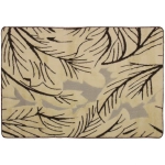 Коврик для ванной 80*120"Флора» бежевый