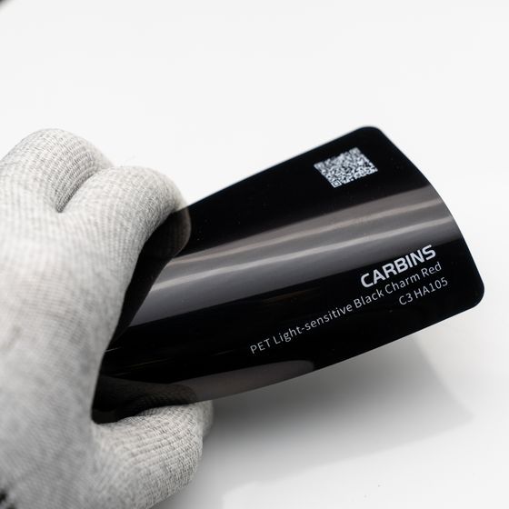 Веер образцов виниловой цветной пленки Carbins