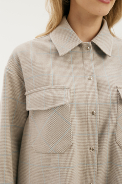 Рубашка утепленная женская