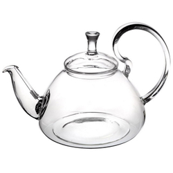 237002 Чайник "Георгин" 800 мл, с пружинным ситом, стекло