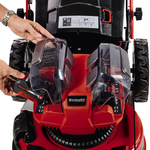 Газонокосилка аккумуляторная 4х18V Einhell GE-CM 47см 75л 30,5кг 4АКБ 4Ач и ЗУ самоходная
