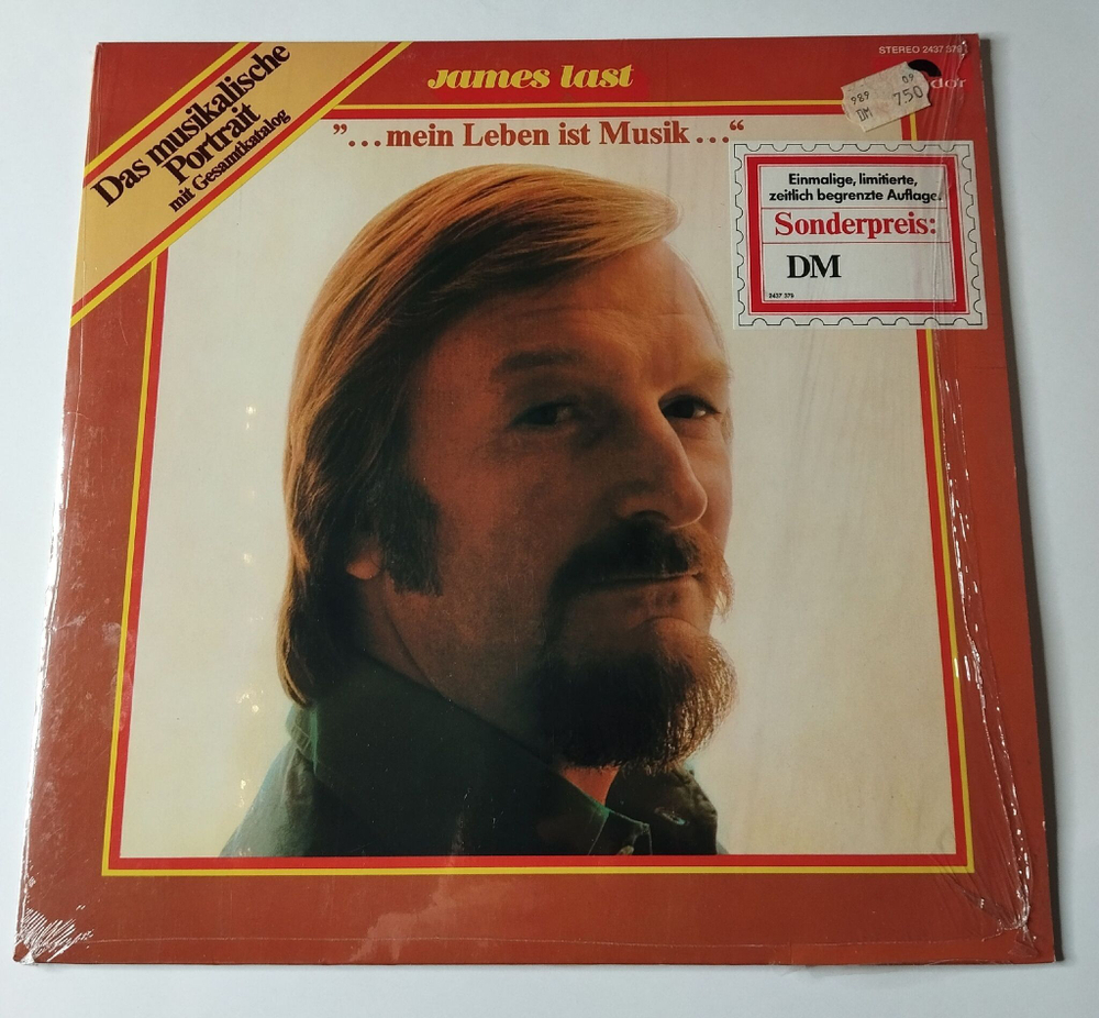 Винтажная виниловая пластинка LP James Last Джеймс Ласт Mein Leben Ist Musik (Germany 1976) In The Mood