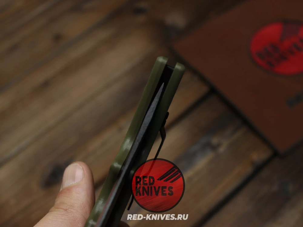 Нож Cold Steel Espada Large - зеленая рукоять, черный клинок RK-484