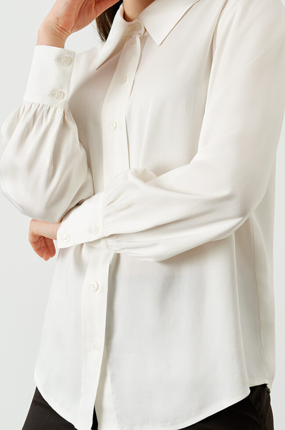 22709 Блузка женская (молочный)