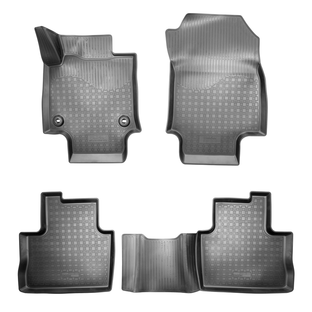 Ковры в салон Norplast/Unidec для Toyota RAV4 (2019-), Черный, МКПП, арт.NPA11-C88-711
