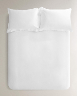 Пододеяльник Zara Home сатин, хлопок 100%, однотонный, 0039/088