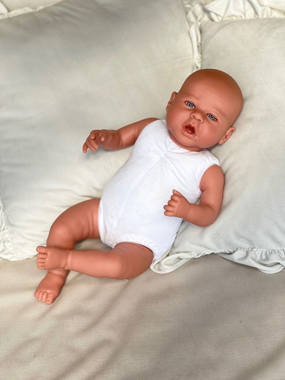 Кукла Реборн Marina and Pau 45cм Martina мягконабивная (M3137)