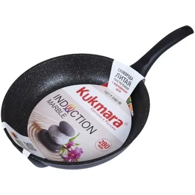 Сковорода 28*6см темный мрамор»Marble Induction» смти280а