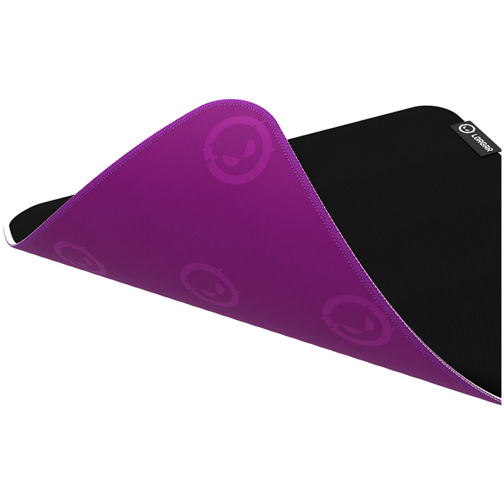 Lorgar Legacer 753, Gaming mouse pad, Ultra-gliding surface, Purple anti-slip rubber base, size: 360mm x 300mm x 3mm, weight 0.23kg