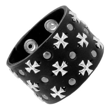 Браслет Кресты с хольнитенами 3 ряда (054)