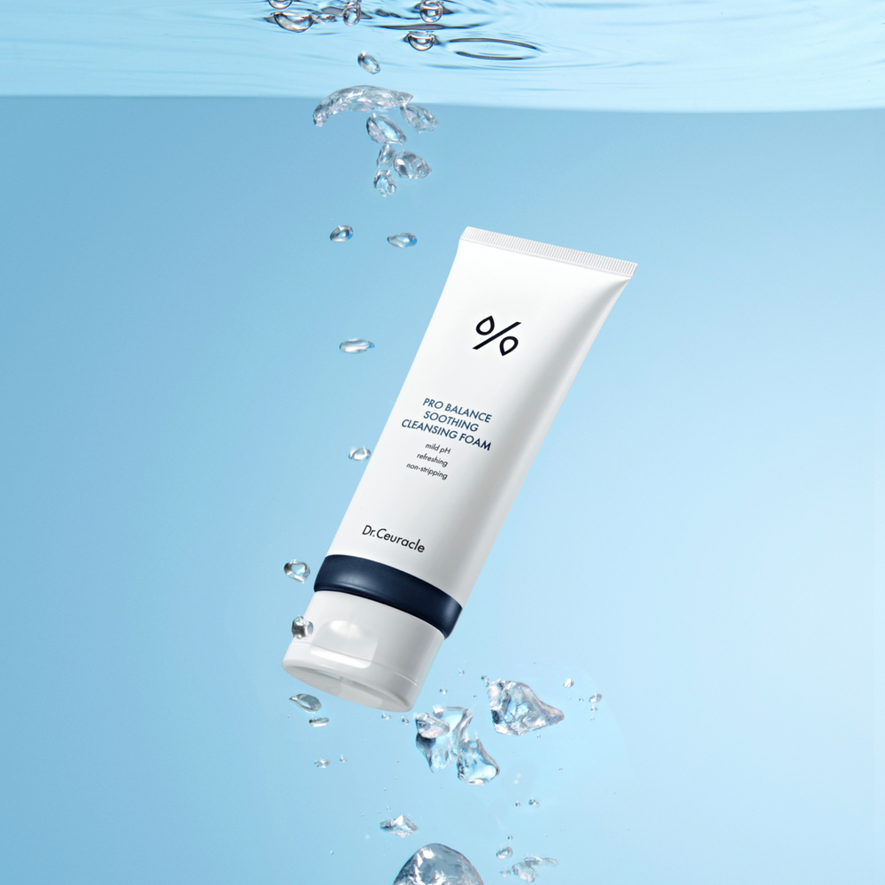 DR.CEURACLE Pro Balance Soothing Cleansing Foam Смягчающая пенка для умывания с пробиотиками Pro-balance, 150 мл
