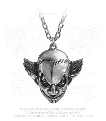 Подвеска Alchemy Gothic P784 Evil Clown Face