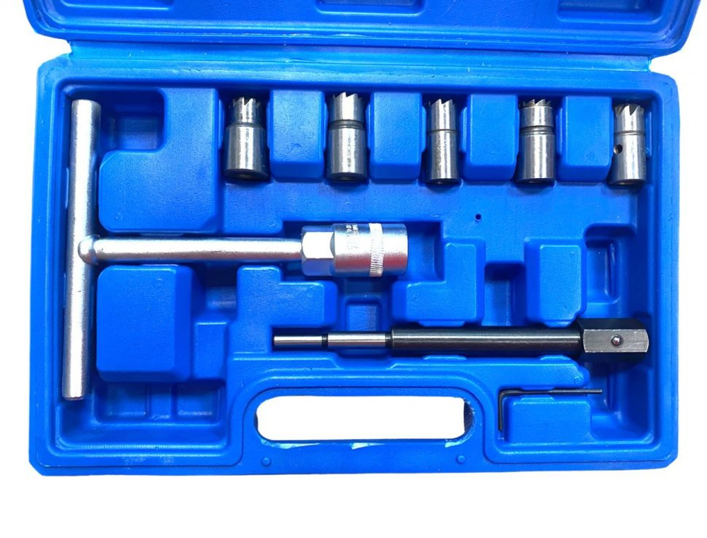 Набор инструментов для восстановления и очистки посадочных мест форсунок, horex, арт. №  HZ 25.1.073S