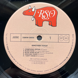 Винтажная виниловая пластинка LP Eric Clapton Another Ticket (Япония 1981) (Оби)