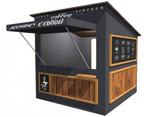 Торговый павильон кафе Стильный город 3