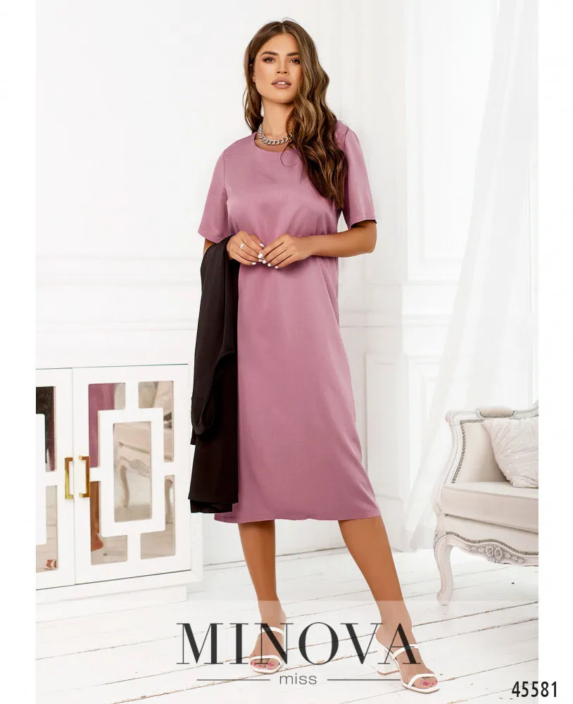 Платье 2288-фреза-черный Minova