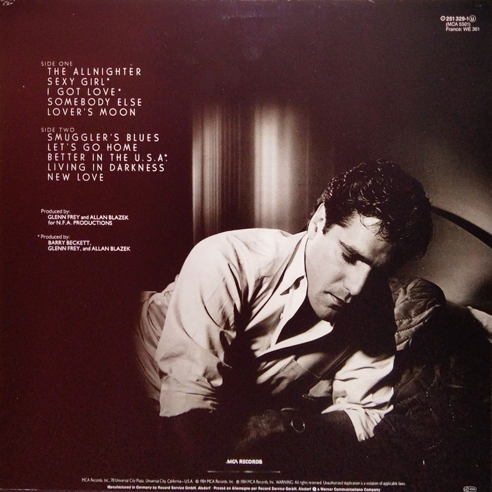 Glenn Frey / The Allnighter (LP)