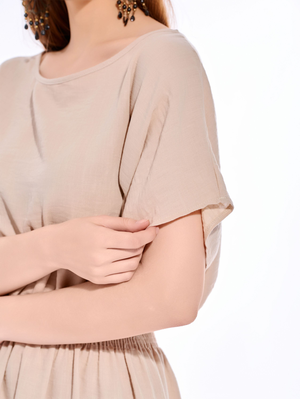 Платье женское летнее длинное из вискозы (повседневное, пляжное, городское)