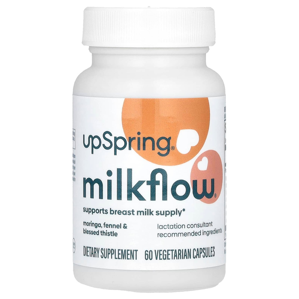 UpSpring, MilkFlow, 60 вегетарианских капсул