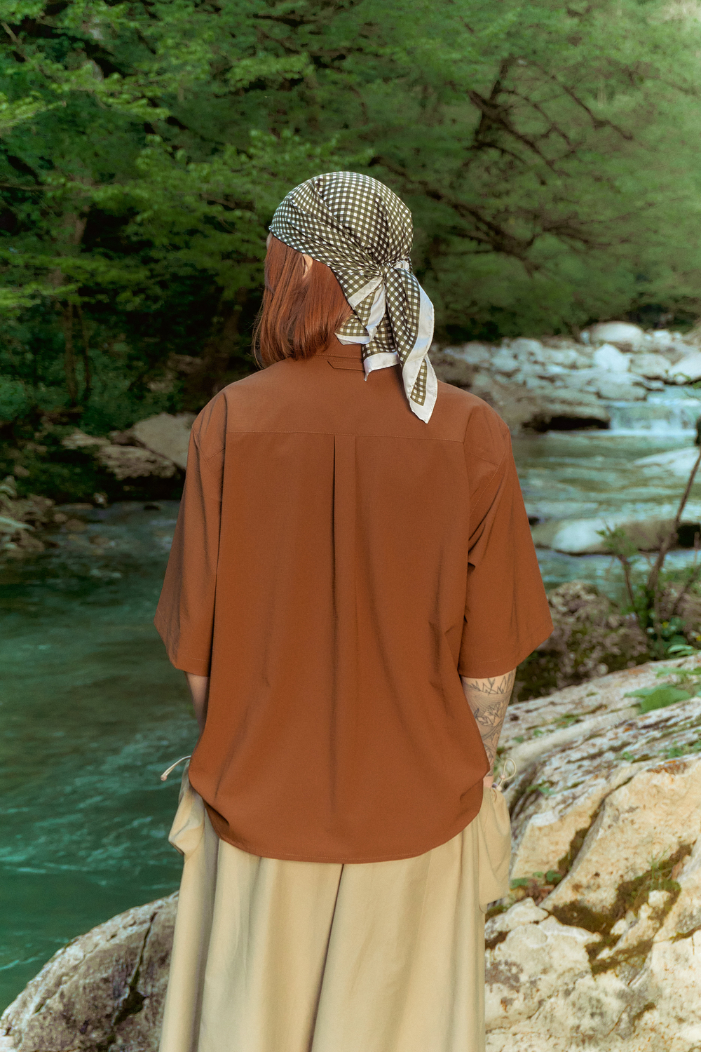 Рубашка Called a Garment Hikercore Shirt "Bear Brown"