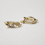 Ювелирные швензы, позолота, фианиты, английский замок, люкс фурнитура ⭐️