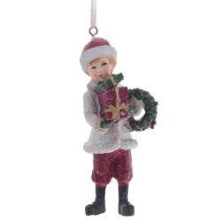 GAEM Изделие декоративное подвесное "Девочка/Мальчик", L6 W4,5 H11,5 см, 6в.
