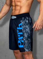 Шорты спортивные тренировочные LEGENDA Рать2 синий / черные