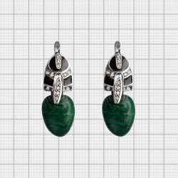 "Индейские" серьги из коллекции "Самоцветы" от Jenavi