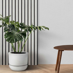 Реечная панель ПВХ Санторини Белый 125х3000 мм