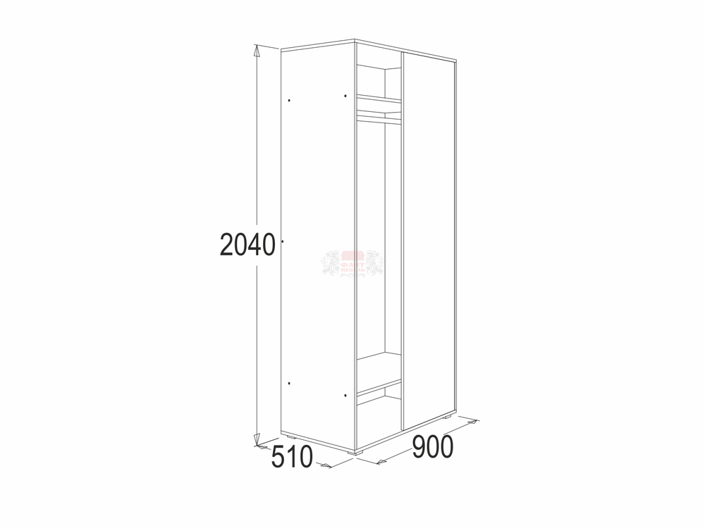 Уголок школьника Омега 16 Шкаф угловой стыковочный